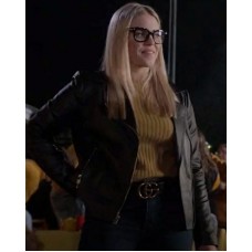 The Sex Lives of College Girls Black Leather Jacket